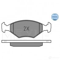 Тормозные колодки дисковые, комплект MEYLE 2 3220 MBP0289 1407347 025 232 2018/W - Изображение 2