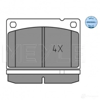 Тормозные колодки дисковые, комплект MEYLE MBP0007 20 153 025 201 5316 1406937
