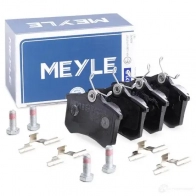 Тормозные колодки дисковые, комплект MEYLE 209 61 1407015 025 209 6117/PD 23554 - Изображение 2