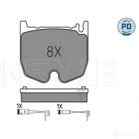 Тормозные колодки дисковые, комплект MEYLE 1407469 025 235 4117/PD 235 41 MBP0794PD