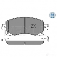 Тормозные колодки дисковые, комплект MEYLE Subaru XV (GT) 2 2017 – 2020 WT88 P 025 222 0117/PD