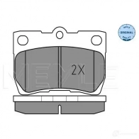 Тормозные колодки дисковые, комплект MEYLE 025 243 2315/W 1407768 MBP0571 2432 3 - Изображение 2