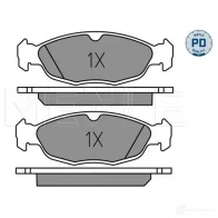 Тормозные колодки дисковые, комплект MEYLE IJI0 4S 1437614960 025 244 8717/PD - Изображение 2