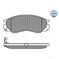 Тормозные колодки дисковые, комплект MEYLE MBP0314 025 232 9015/W 232 90 1407383 - Изображение 2