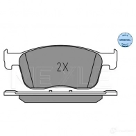 Тормозные колодки дисковые, комплект MEYLE 025 225 9417 1437615531 LD3 2HP - Изображение 2