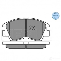 Тормозные колодки дисковые, комплект MEYLE 025 213 7316/W 2 1373 1407092 MBP0119 - Изображение 2
