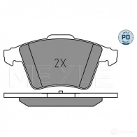 Тормозные колодки дисковые, комплект MEYLE 23 746 025 237 4619/PD 1407573 MBP0801PD - Изображение 2