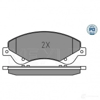 Тормозные колодки дисковые, комплект MEYLE MBP0815PD 1407823 025 244 8518/PD 244 85 - Изображение 2