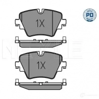 Тормозные колодки дисковые, комплект MEYLE 025 256 1718/PD 8 60OVX 1437615644 - Изображение 2