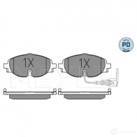 Тормозные колодки дисковые, комплект MEYLE 25684 1408017 2 5683 025 256 8320/PD