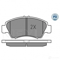 Тормозные колодки дисковые, комплект MEYLE 2 1697 025 216 9715/PD MBP1579PD 1407183 - Изображение 2