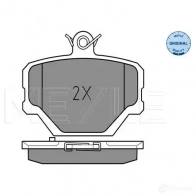 Тормозные колодки дисковые, комплект MEYLE MBP0242 1407267 21 999 025 219 9915 - Изображение 2