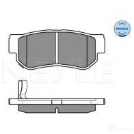 Тормозные колодки дисковые, комплект MEYLE 025 235 4314/W 23543 23544 1407471 - Изображение 2