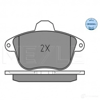 Тормозные колодки дисковые, комплект MEYLE MBP0147 215 04 1407131 025 215 0417/W - Изображение 2