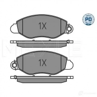 Тормозные колодки дисковые, комплект MEYLE MBP0792PD 1407429 234 34 025 234 3418/PD - Изображение 2