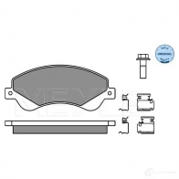 Тормозные колодки дисковые, комплект MEYLE 025 244 8518/W MBP0605 2448 5 Ford Transit 7 (FD) Автобус 2.2 TDCi 100 л.с. 2011 – 2014