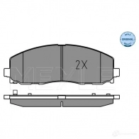 Тормозные колодки дисковые, комплект MEYLE F5S F6A 025 253 7919 1437616286 - Изображение 2