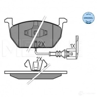 Тормозные колодки дисковые, комплект MEYLE 025 220 3517 2203 5 22036 Volkswagen Golf Sportsvan 7 (AM1, AN1) Хэтчбек 1.0 TSI 110 л.с. 2017 – 2018