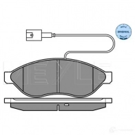 Тормозные колодки дисковые, комплект MEYLE 2446 8 MBP0600 025 244 6819/W2 1407815 - Изображение 2