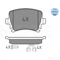 Тормозные колодки дисковые, комплект MEYLE 2391 4 D1108-8213 025 239 1417 1407619 - Изображение 6