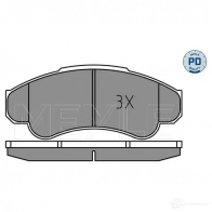 Тормозные колодки дисковые, комплект MEYLE MBP1668PD 23 919 025 239 1919/PD 1407624 - Изображение 3