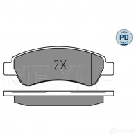 Тормозные колодки дисковые, комплект MEYLE 025 220 4119/PD 1437616327 I 5E9X5 - Изображение 2