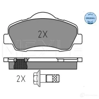 Тормозные колодки дисковые, комплект MEYLE 25251 Peugeot 301 025 252 5118 2 5250