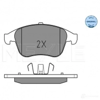 Тормозные колодки дисковые, комплект MEYLE Renault Laguna (KT) 3 Универсал 2.0 dCi (KT0M. KT0N. KT0S. KT19. KT1F) 173 л.с. 2008 – 2015 2470 9 24870 025 247 0917