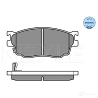 Тормозные колодки дисковые, комплект MEYLE 237 77 025 237 7716/W MBP0448 1407587 - Изображение 2
