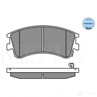 Тормозные колодки дисковые, комплект MEYLE MBP0511 025 240 4618/W 1407682 2 4046 - Изображение 3