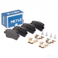 Тормозные колодки дисковые, комплект MEYLE 2 4606 025 246 0617/K1 1407870 MBP0637 - Изображение 2