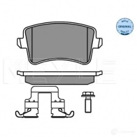Тормозные колодки дисковые, комплект MEYLE 2 4606 025 246 0617/K1 1407870 MBP0637 - Изображение 6
