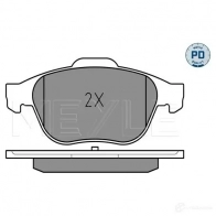 Тормозные колодки дисковые, комплект MEYLE 1407362 MBP0300PD 232 45 025 232 4518/PD - Изображение 2