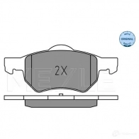 Тормозные колодки дисковые, комплект MEYLE 025 238 0718 1437615503 RY5E DV - Изображение 2