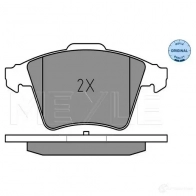Тормозные колодки дисковые, комплект MEYLE 025 237 4619/W 1407574 MBP0440 237 46 - Изображение 2