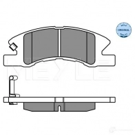 Тормозные колодки дисковые, комплект MEYLE 025 242 2914/W 1407731 2422 9 24230 - Изображение 2