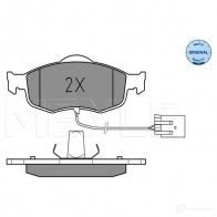 Тормозные колодки дисковые, комплект MEYLE 21582 Ford Cougar 025 213 9618/W 2139 6