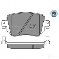 Тормозные колодки дисковые, комплект MEYLE I5H NH82 1437623727 025 251 0917/PD