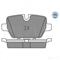 Тормозные колодки дисковые, комплект MEYLE 23 623 025 236 2316/PD 1407521 23624 - Изображение 2
