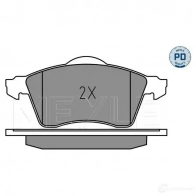 Тормозные колодки дисковые, комплект MEYLE 21 885 025 218 8519/PD MBP0773PD 1407231 - Изображение 2