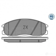 Тормозные колодки дисковые, комплект MEYLE 025 235 6916/PD 1I 9MFWD 1437617269 - Изображение 2