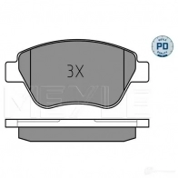 Тормозные колодки дисковые, комплект MEYLE 237 05 025 237 0517/PD 1407539 MBP1587PD - Изображение 2