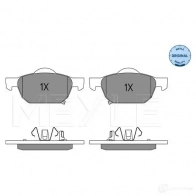 Тормозные колодки дисковые, комплект MEYLE 025 247 9617/W 24797 Honda Accord 8 (CW) Универсал 2.2 i DTEC (CW3) 180 л.с. 2008 – 2025 2479 6