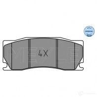 Тормозные колодки дисковые, комплект MEYLE 1407918 MBP1731 2485 0 025 248 5017