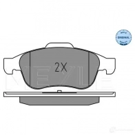 Тормозные колодки дисковые, комплект MEYLE 025 245 3819 1437617448 KFA8V JD - Изображение 2