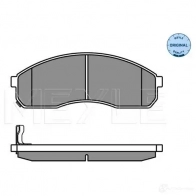 Тормозные колодки дисковые, комплект MEYLE 1407523 025 236 4916/W MBP0410 23 649 - Изображение 2