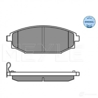 Тормозные колодки дисковые, комплект MEYLE 1407461 025 235 1816/W 235 18 MBP0370 - Изображение 2
