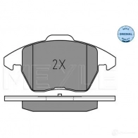 Тормозные колодки дисковые, комплект MEYLE 025 235 8720/W MBP0392 2358 7 1407494 - Изображение 2
