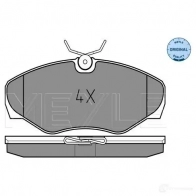 Тормозные колодки дисковые, комплект MEYLE Renault Avantime (DE0) 1 Минивэн 3.0 V6 (DE04. DE0T) 207 л.с. 2001 – 2003 025 230 9918 2309 9 MBP0261