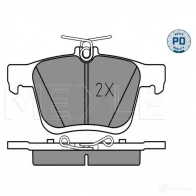 Тормозные колодки дисковые, комплект MEYLE 25010 Skoda Karoq 250 08 025 250 0816/PD